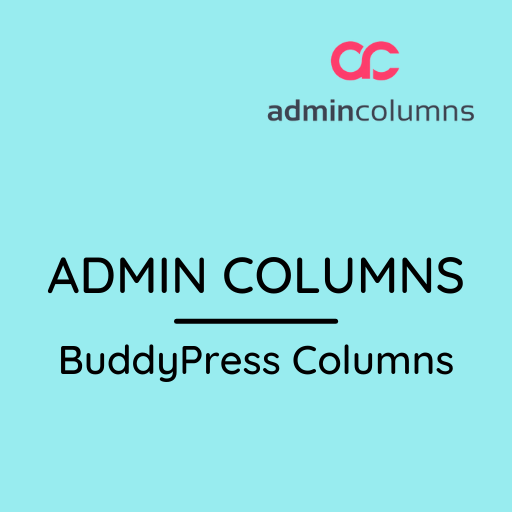 Admin Columns Pro – BuddyPress Columns