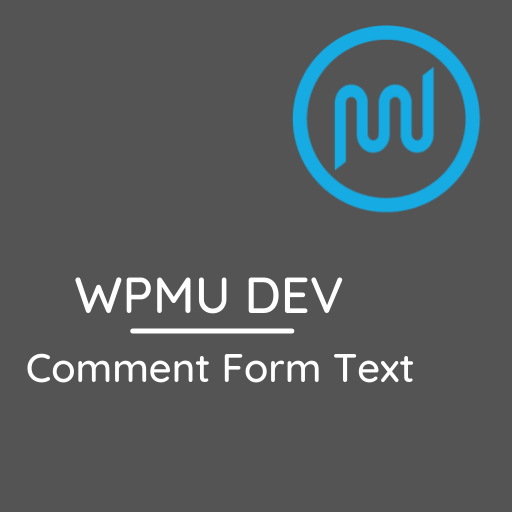 Comment Form Text