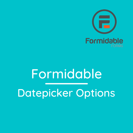 Formidable Forms – Datepicker Options Add-On
