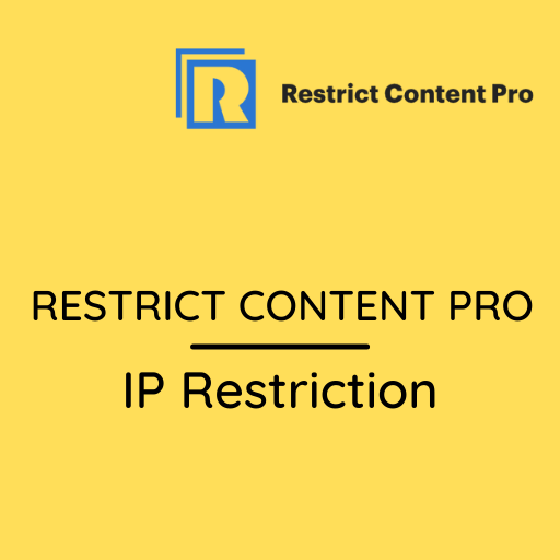 Restrict Content Pro – IP Restriction