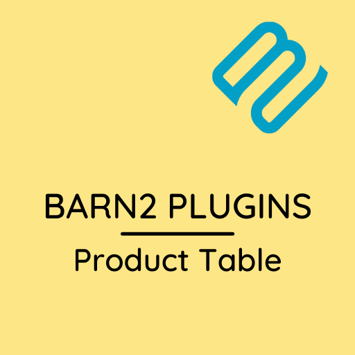 WooCommerce Product Table