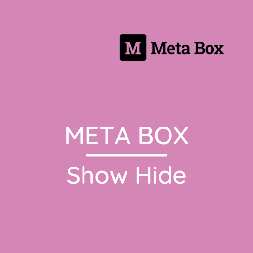Meta Box Show Hide