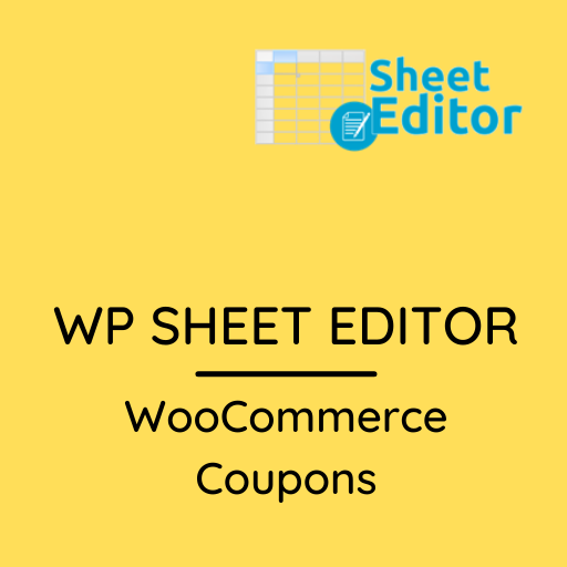 WP Sheet Editor – WooCommerce Coupons (Premium)